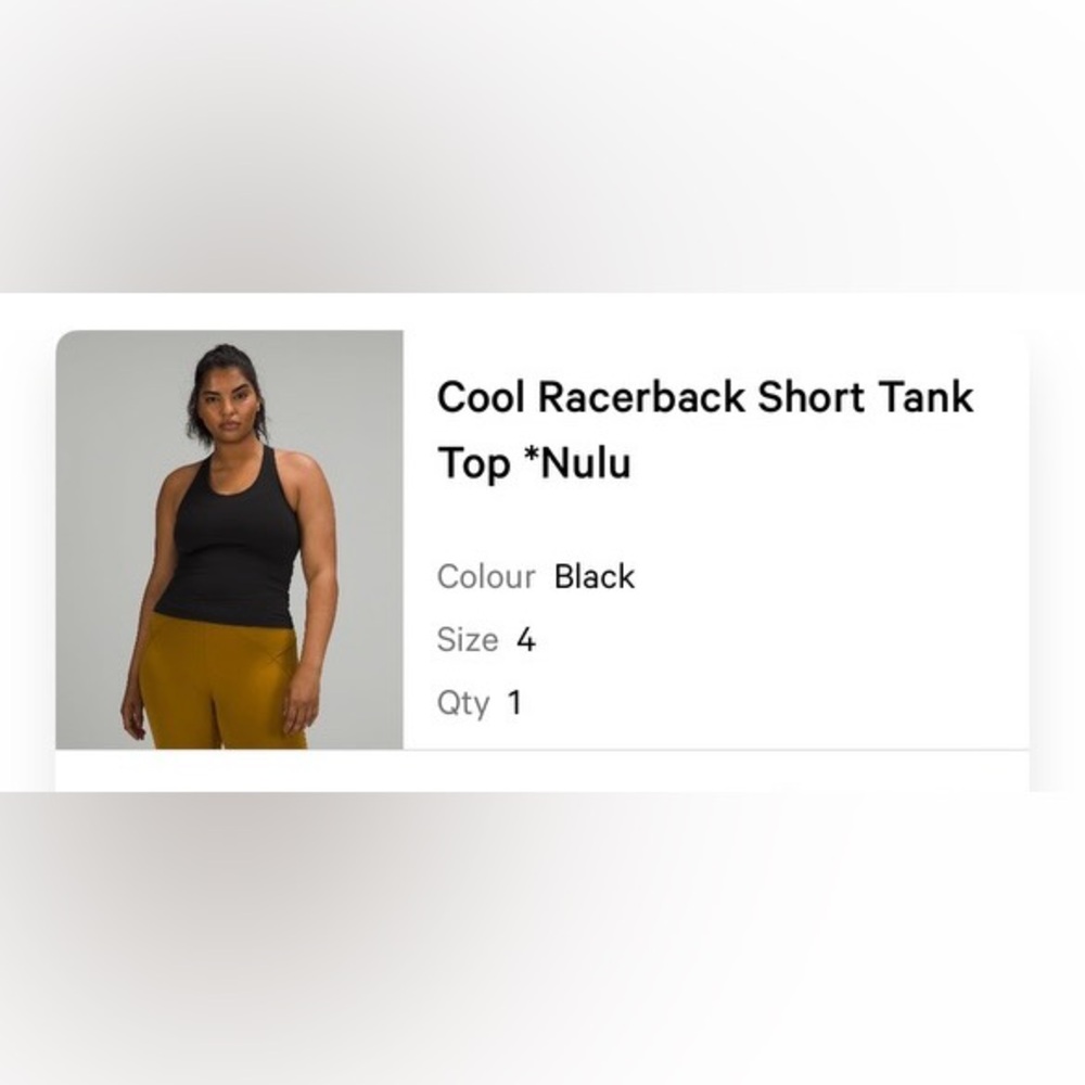 Lululemon Nulu tank